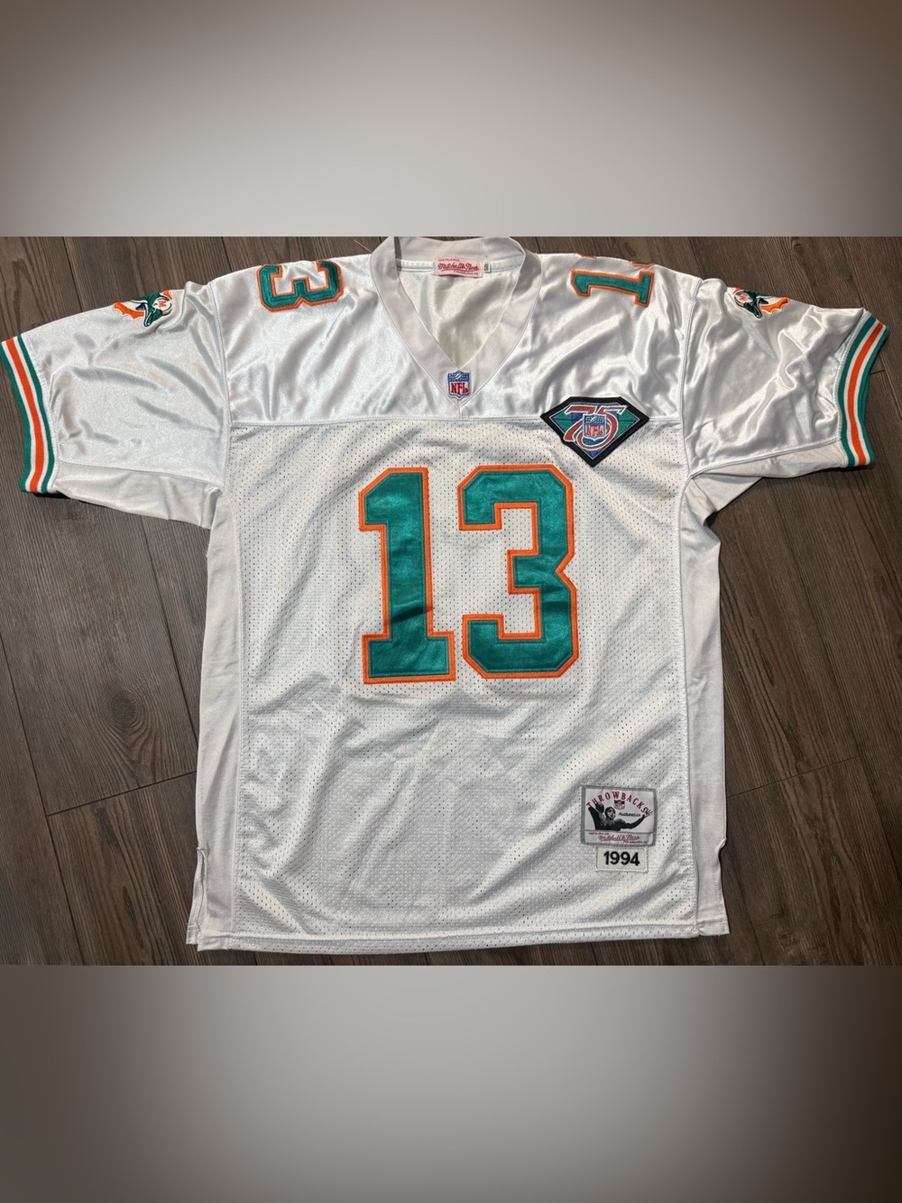 Mitchell & Ness Dan Marino #13 Dolphins 1994 Throwback Jersey Men’s 50 XL